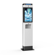 Hand Sanitizer Kiosk Ai Face Recognition Thermometers Digital Types Infrared Temperature Measuring Device Attendance Machine